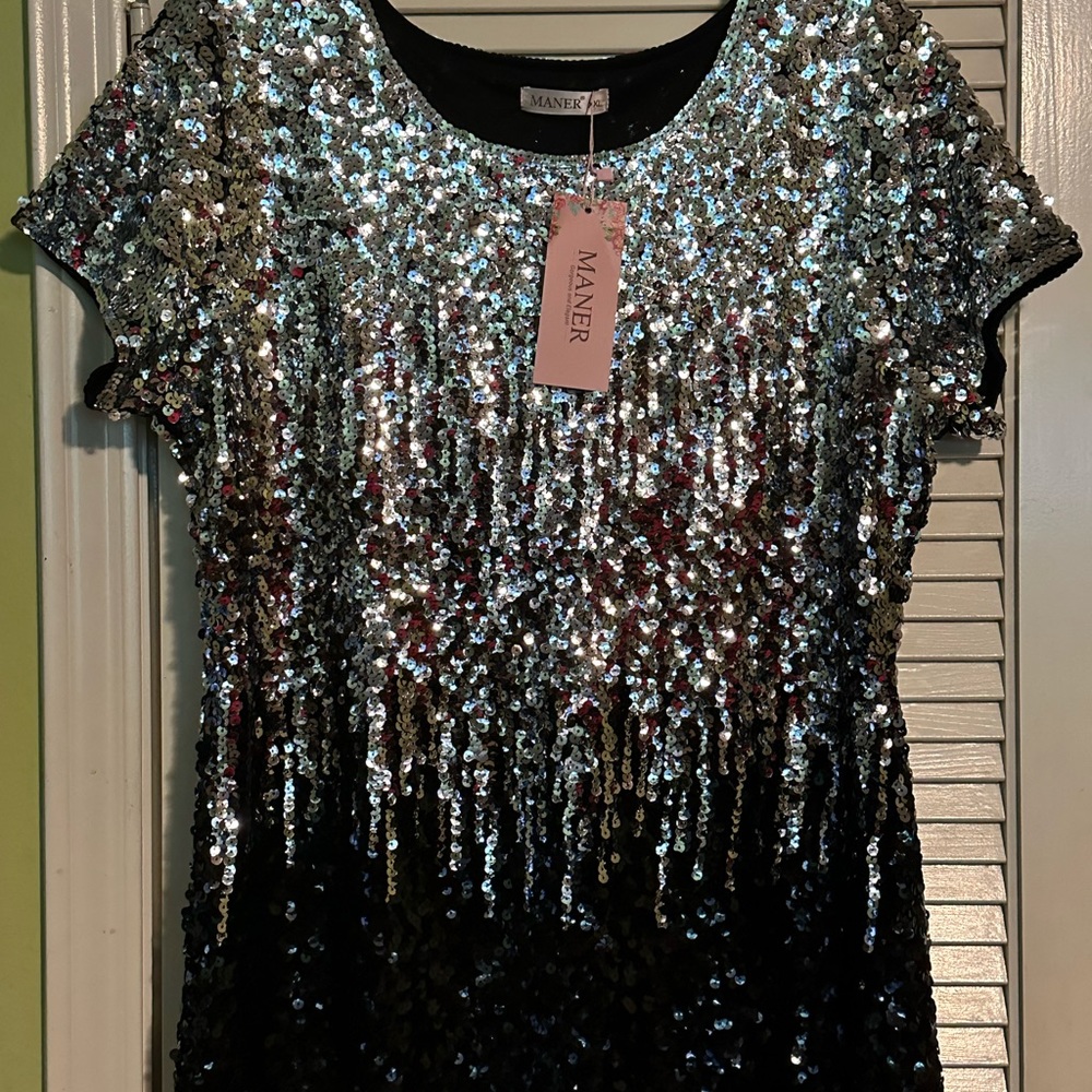 Manner Gorgeous & Elegant blouse top XXL